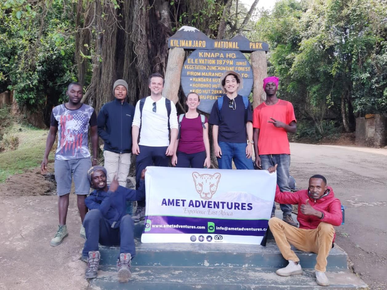 7 days Machame route Kilimanjaro trek
